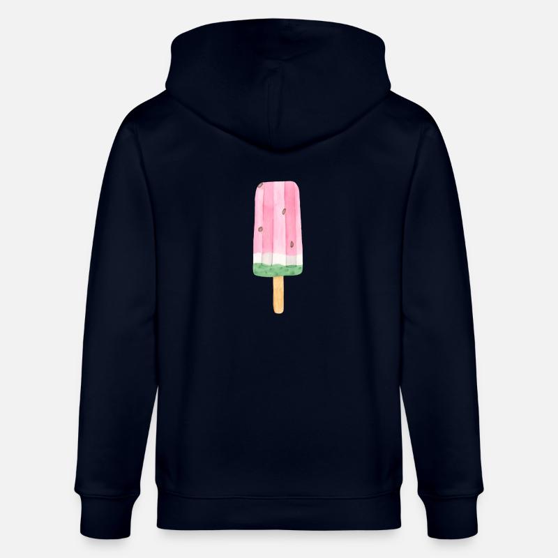 Glace pastèque - Veste à capuche bio CULTIVATOR Stanley/Stella Unisexe - marine