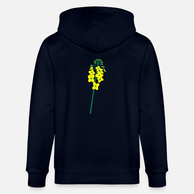 Raps Blühte - Stanley/Stella Unisex Bio-Kapuzenjacke CULTIVATOR - Navy