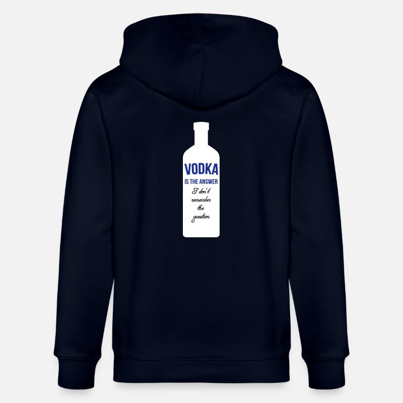 Vodka is the Answer - Stanley/Stella Unisex Bio-Kapuzenjacke CULTIVATOR  - Navy