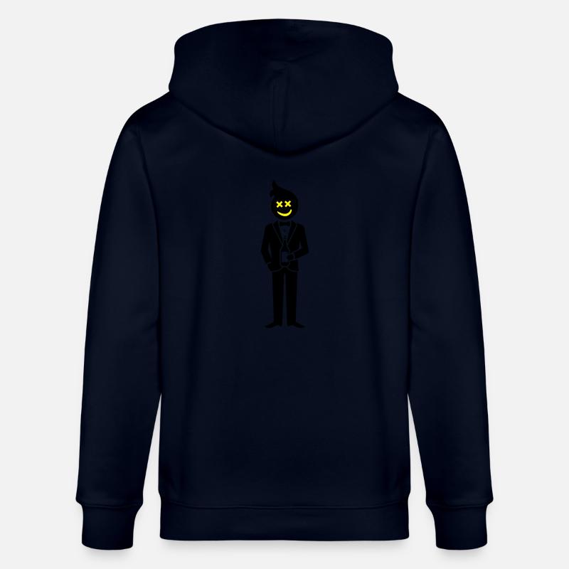 Équipe de mariage du marié - Veste à capuche bio CULTIVATOR Stanley/Stella Unisexe - marine