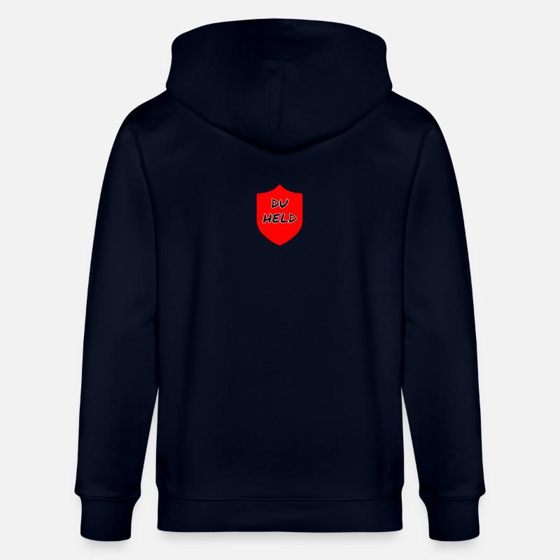 Du Held Schild - Stanley/Stella Unisex Bio-Kapuzenjacke CULTIVATOR  - Navy