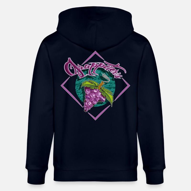 Grap2Caps2 - Veste à capuche bio CULTIVATOR Stanley/Stella Unisexe - marine