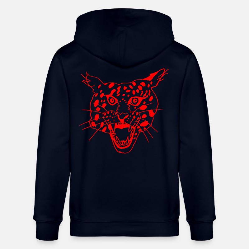 Jeff Leopardy - Veste à capuche bio CULTIVATOR Stanley/Stella Unisexe - marine
