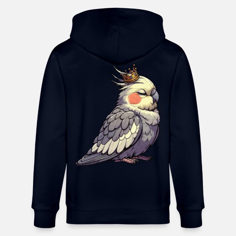 Calopsitte Calopsitte Calopsitte Oiseau calopsitte - Veste à capuche bio CULTIVATOR Stanley/Stella Unisexe - marine