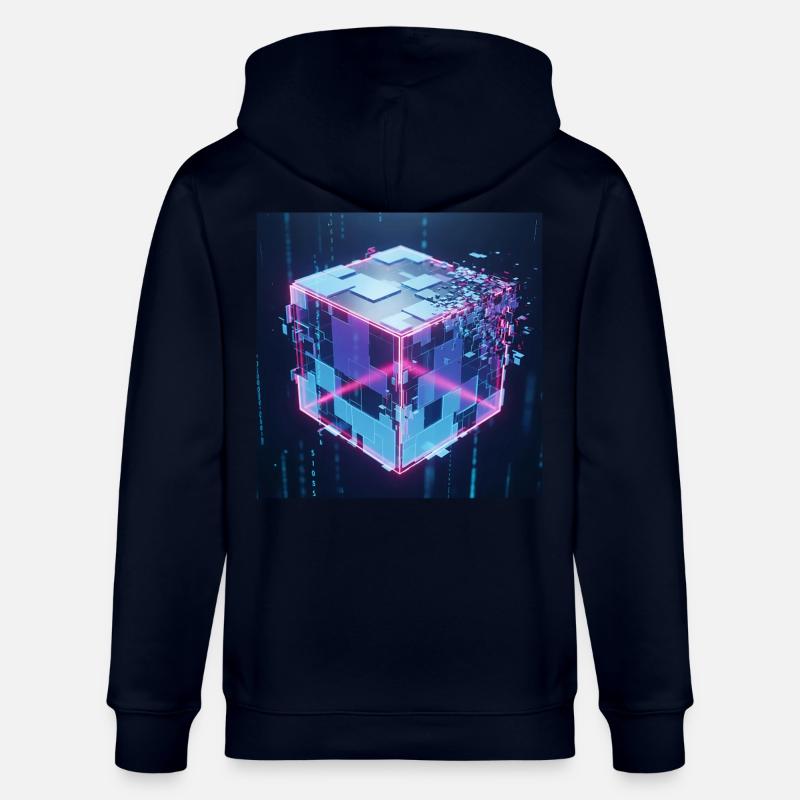 Digital Cube Technology Digital Cube Tech - Stanley/Stella CULTIVATOR  Unisex Organic Hooded Jacket - navy