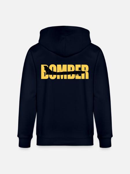 Bomber Tu-95 - Stanley/Stella CULTIVATOR Unisex Organic Hooded Jacket - navy