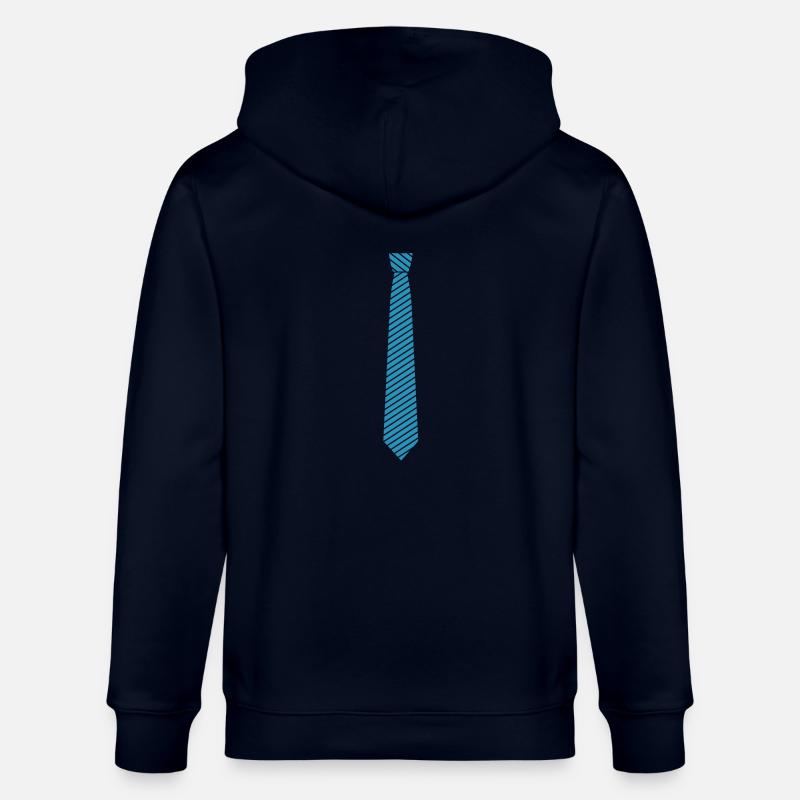 rayé cravate / cravate - Veste à capuche bio CULTIVATOR Stanley/Stella Unisexe - marine