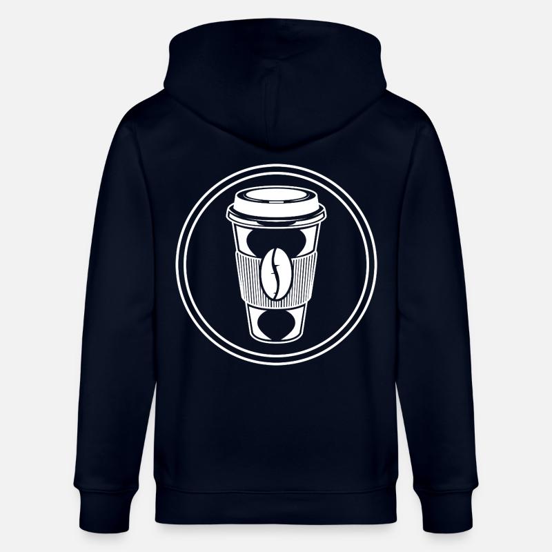 Icône du café - Veste à capuche bio CULTIVATOR Stanley/Stella Unisexe - marine