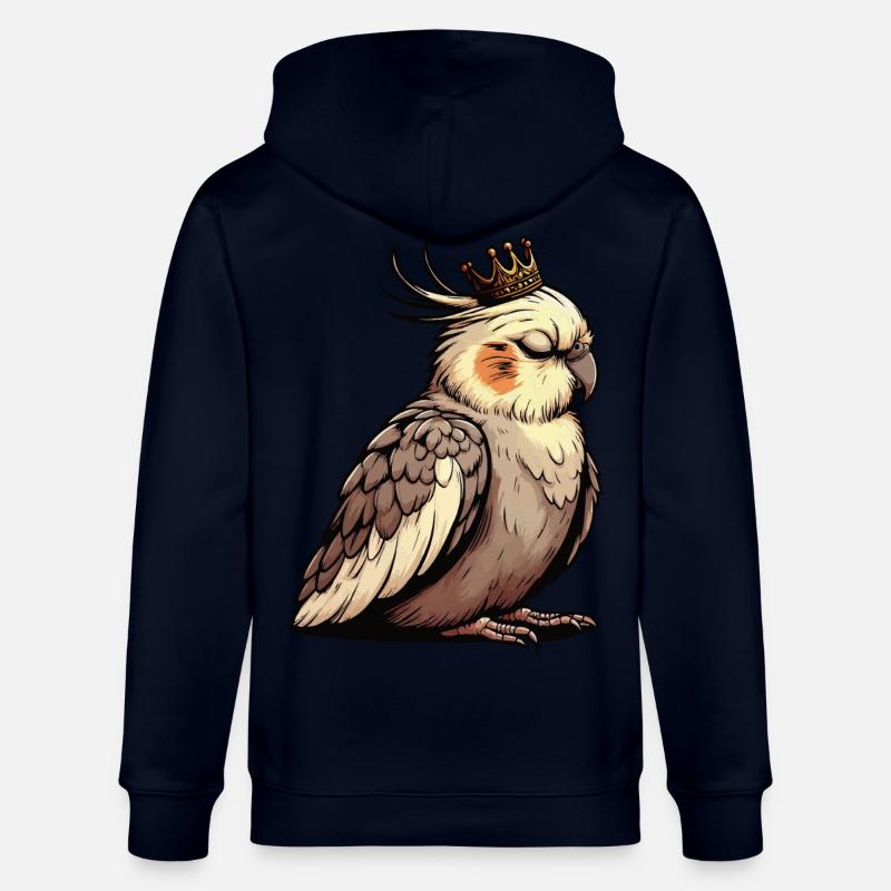 Calopsitte Calopsitte Calopsitte Oiseau calopsitte - Veste à capuche bio CULTIVATOR Stanley/Stella Unisexe - marine