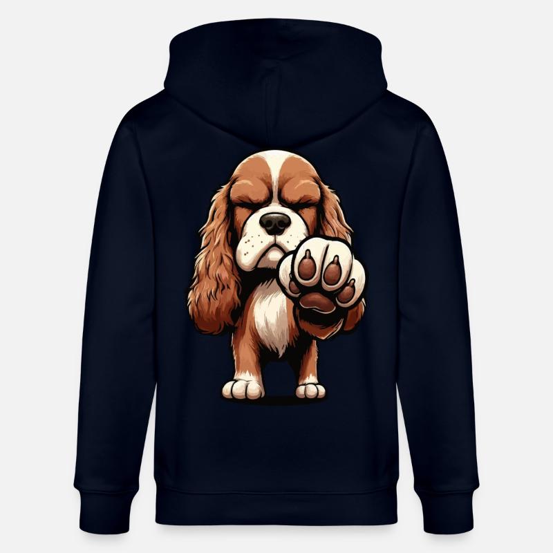 Cocker Spaniel Cockerhund Cocker Spaniel Besitzer - Stanley/Stella Unisex Bio-Kapuzenjacke CULTIVATOR  - Navy