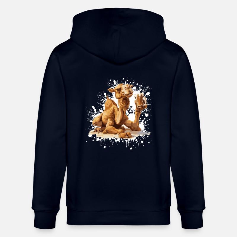 Kamel Bier Lustig - Stanley/Stella Unisex Bio-Kapuzenjacke CULTIVATOR  - Navy