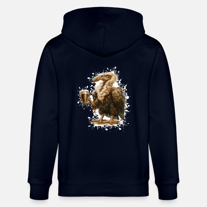 Bière Harpy Bird - Veste à capuche bio CULTIVATOR Stanley/Stella Unisexe - marine