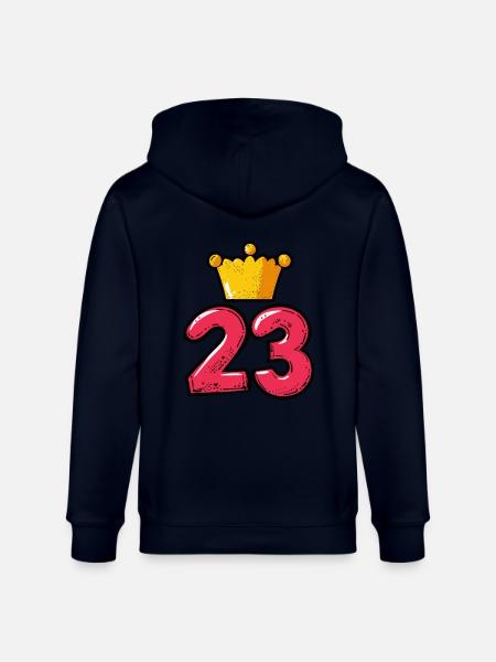 23 Number Crown - Stanley/Stella CULTIVATOR Unisex Organic Hooded Jacket - navy