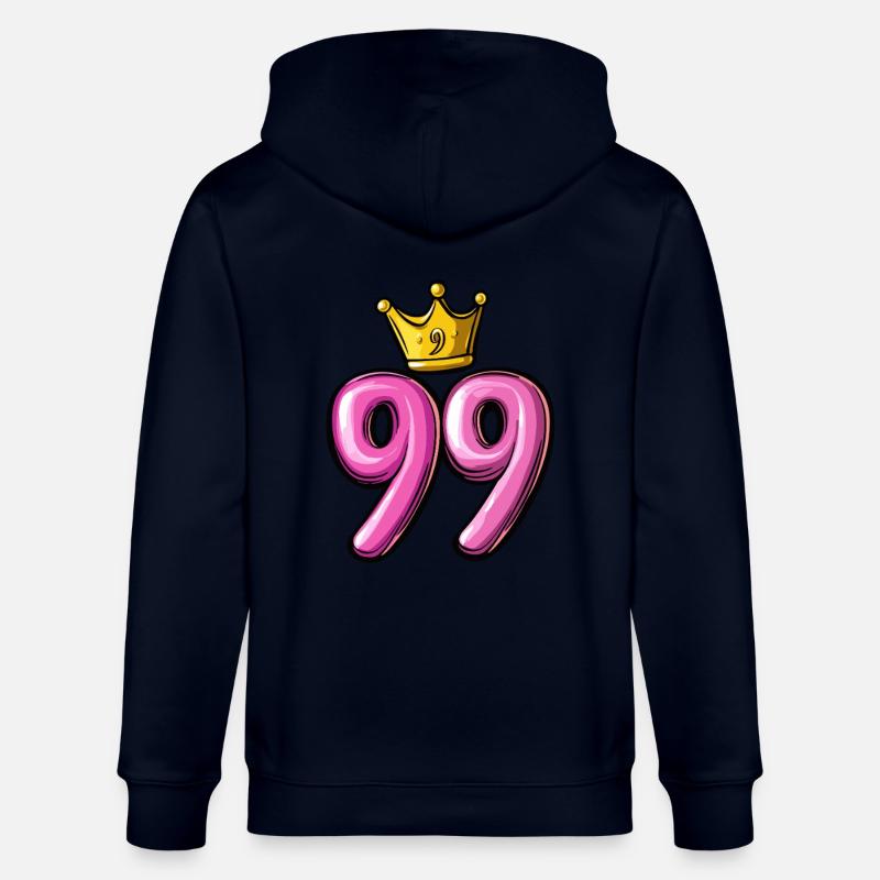 Couronne à 99 chiffres - Veste à capuche bio CULTIVATOR Stanley/Stella Unisexe - marine