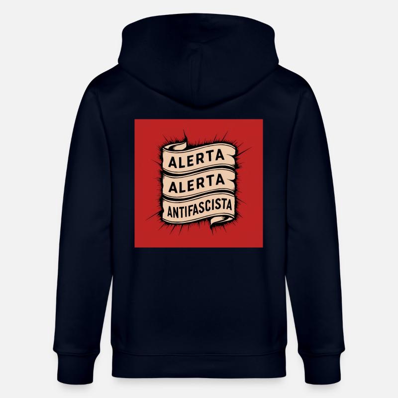 Alerta Antifaschist - Stanley/Stella Unisex Bio-Kapuzenjacke CULTIVATOR  - Navy