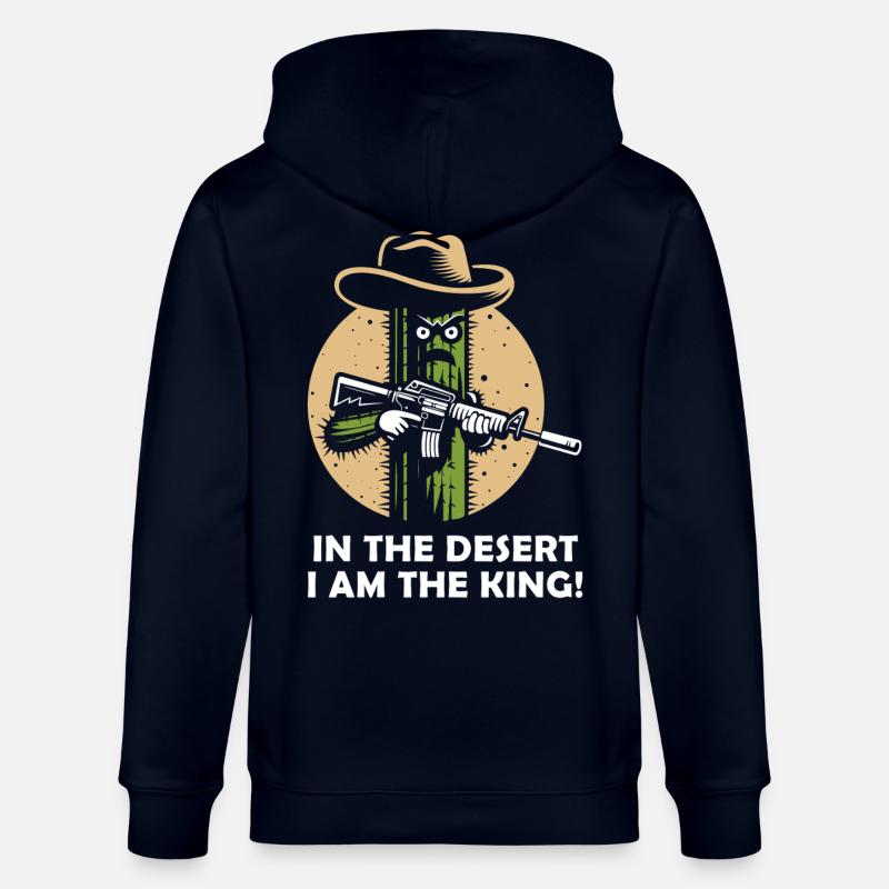 Cactus de cow-boy - Veste à capuche bio CULTIVATOR Stanley/Stella Unisexe - marine