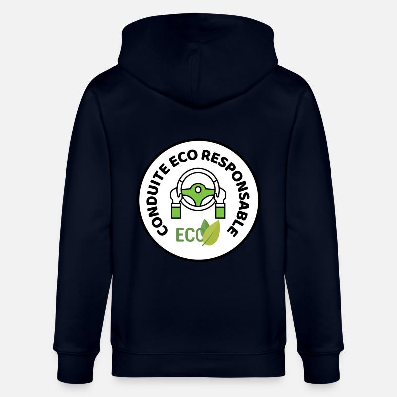 Conduite Eco Responsable - sticker - Veste à capuche bio CULTIVATOR Stanley/Stella Unisexe - marine
