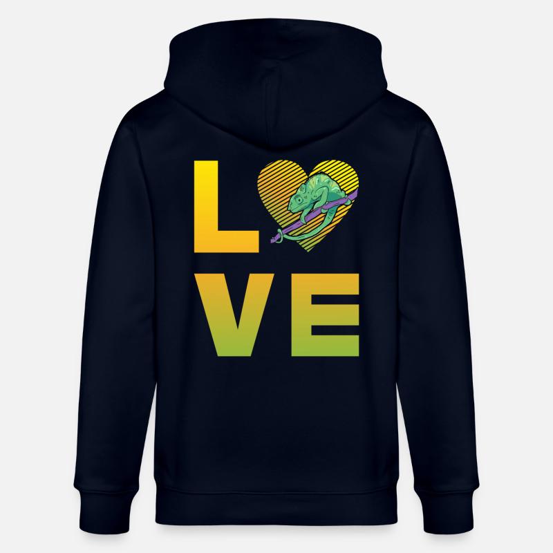 Amour caméléon - Veste à capuche bio CULTIVATOR Stanley/Stella Unisexe - marine