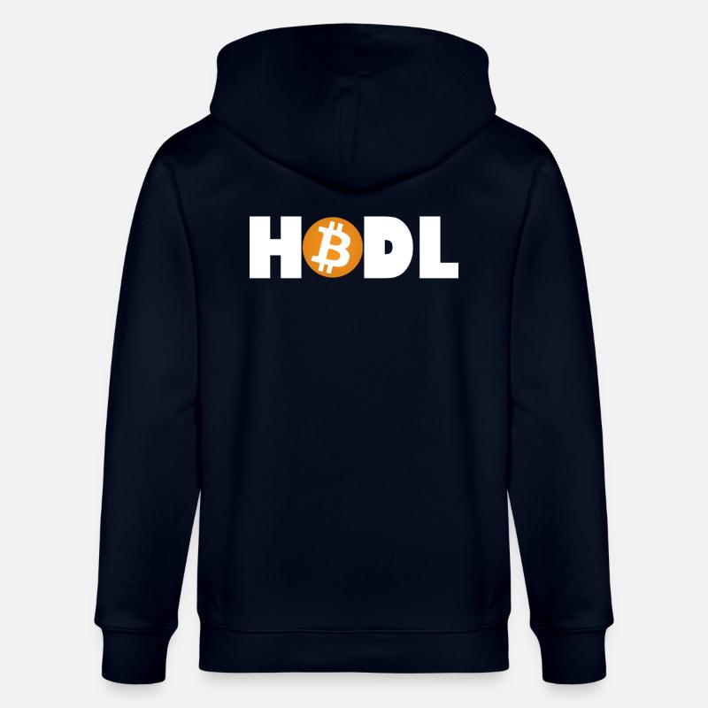Mode Bitcoin HODL : Activé - Veste à capuche bio CULTIVATOR Stanley/Stella Unisexe - marine