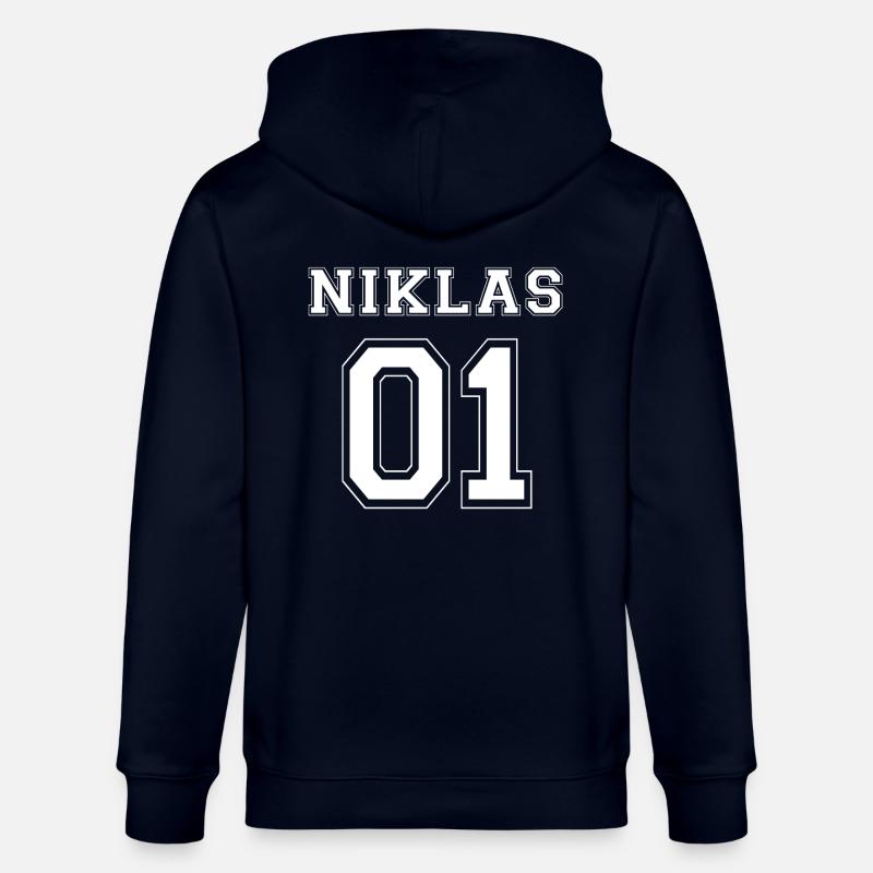 Niklas 01 - édition blanche - Veste à capuche bio CULTIVATOR Stanley/Stella Unisexe - marine