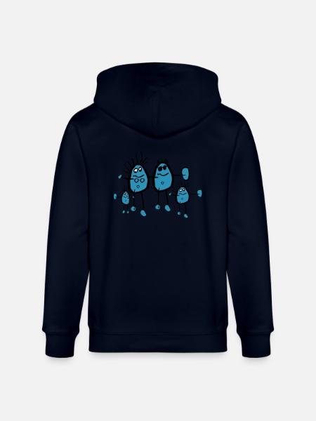 Blaugesichter im All - Stanley/Stella Unisex Bio-Kapuzenjacke CULTIVATOR  - Navy