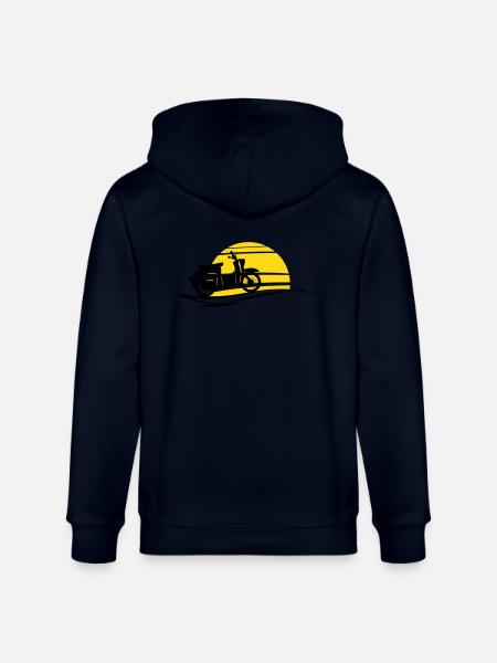 Fahrzeug - Schwalbe Sonne - Stanley/Stella Unisex Bio-Kapuzenjacke CULTIVATOR  - Navy