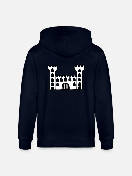 castle - Stanley/Stella CULTIVATOR  Unisex Organic Hooded Jacket - navy