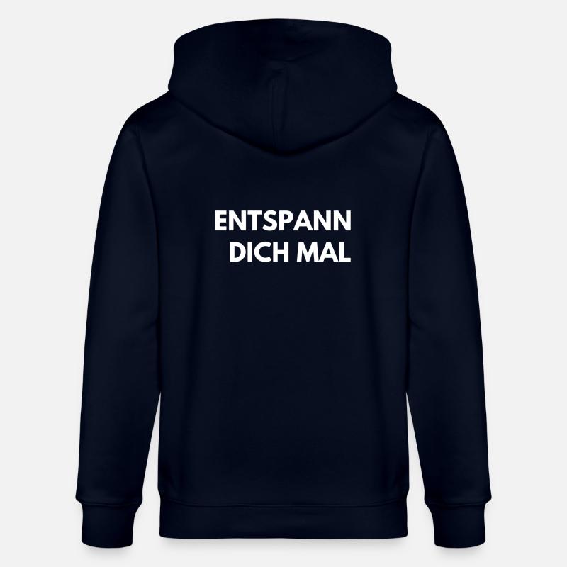 immer locker bleiben - Stanley/Stella Unisex Bio-Kapuzenjacke CULTIVATOR  - Navy