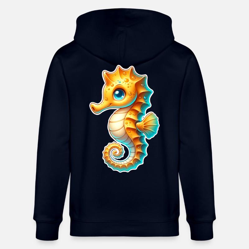 Hippocampe Hippocampe - Veste à capuche bio CULTIVATOR Stanley/Stella Unisexe - marine