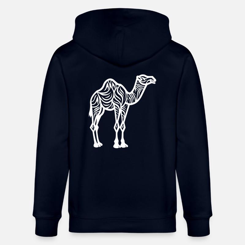 Kamel - Stanley/Stella Unisex Bio-Kapuzenjacke CULTIVATOR  - Navy