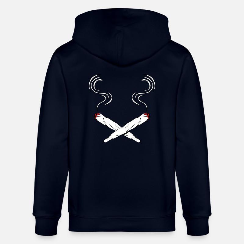 kiffen conception des joints - Veste à capuche bio CULTIVATOR Stanley/Stella Unisexe - marine