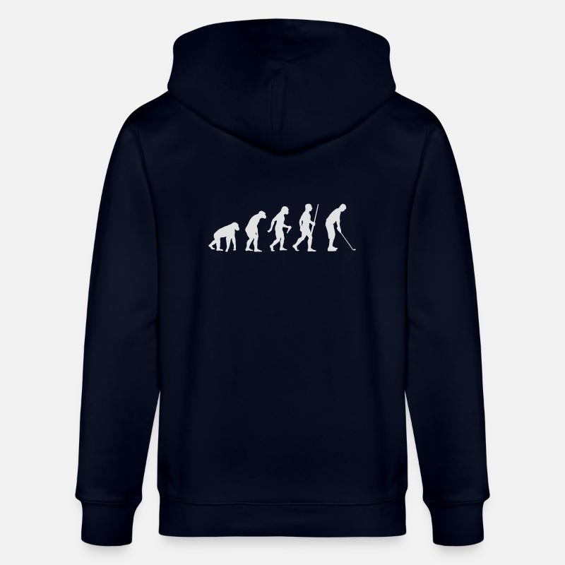 Golfer Evolution - Stanley/Stella Unisex Bio-Kapuzenjacke CULTIVATOR  - Navy
