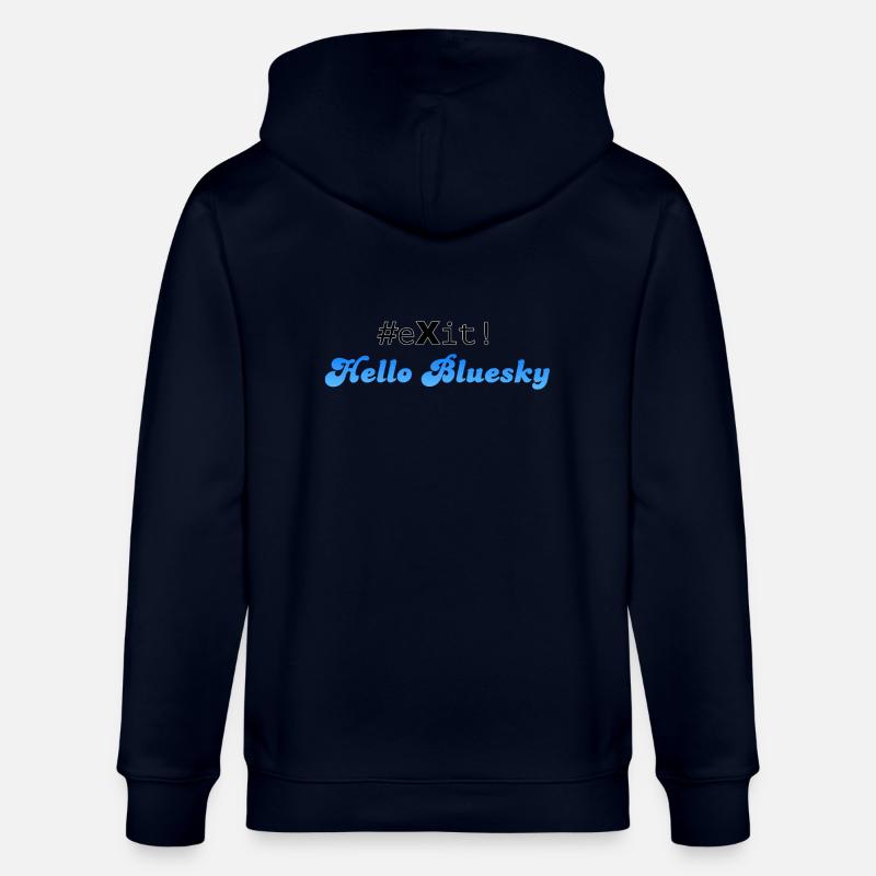 #eXit ! - Veste à capuche bio CULTIVATOR Stanley/Stella Unisexe - marine