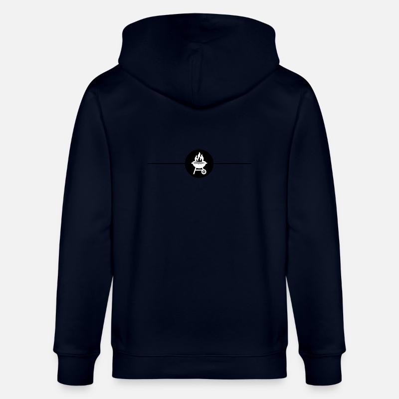 Grill Symbol Grilling Line - Stanley/Stella CULTIVATOR  Unisex Organic Hooded Jacket - navy