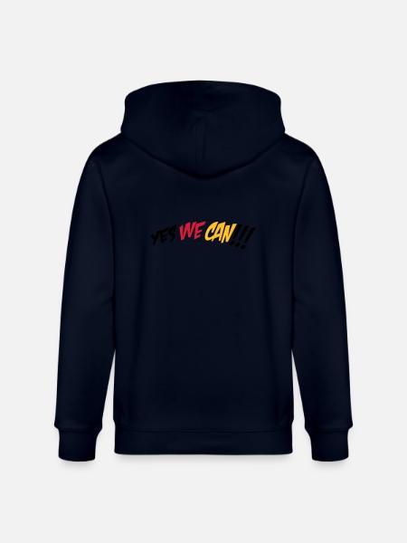 yes we can - Stanley/Stella CULTIVATOR  Unisex Organic Hooded Jacket - navy