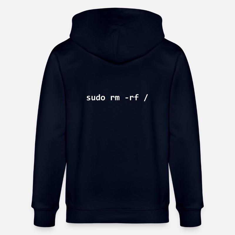 Sudo rm rf - Stanley/Stella CULTIVATOR  Unisex Organic Hooded Jacket - navy