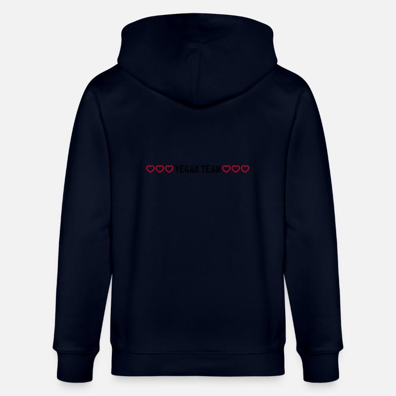 Coeurs d’équipe végétaliens - Veste à capuche bio CULTIVATOR Stanley/Stella Unisexe - marine