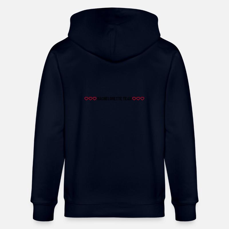 bachelorette team herzchen - Stanley/Stella Unisex Bio-Kapuzenjacke CULTIVATOR  - Navy