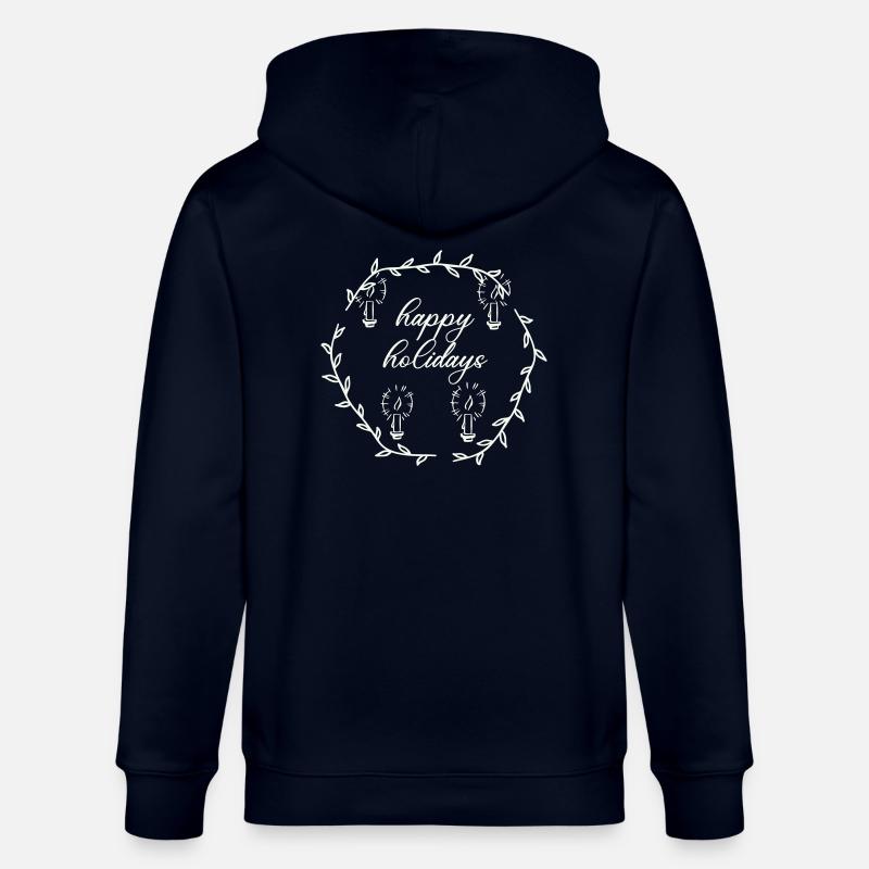 Avent Advetskranz Joyeuses Fêtes - Veste à capuche bio CULTIVATOR Stanley/Stella Unisexe - marine