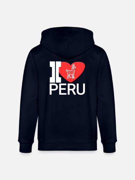 Lieblingsland peru - Stanley/Stella Unisex Bio-Kapuzenjacke CULTIVATOR  - Navy
