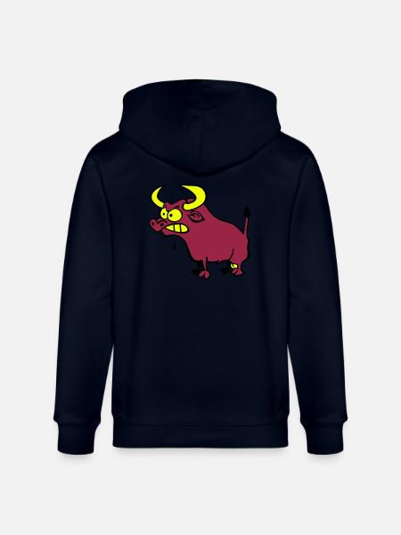 Wütender Stier - Stanley/Stella Unisex Bio-Kapuzenjacke CULTIVATOR - Navy