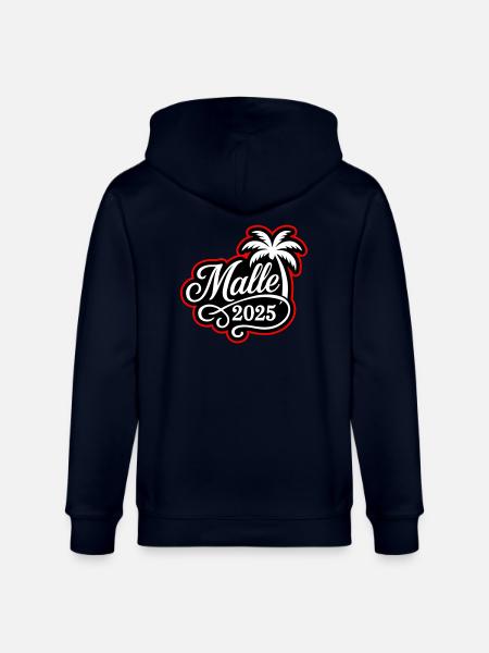 Malle 2025 Palm Tree - Stanley/Stella CULTIVATOR  Unisex Organic Hooded Jacket - navy