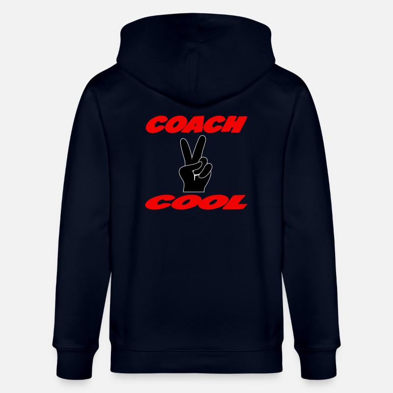 COACH COOL - Veste à capuche bio CULTIVATOR Stanley/Stella Unisexe - marine