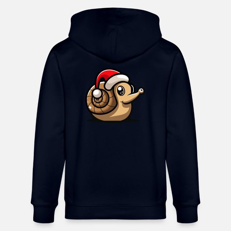 Noël de l’escargot - Veste à capuche bio CULTIVATOR Stanley/Stella Unisexe - marine