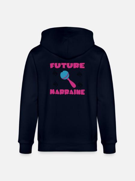 FUTURE MARRAINE - Veste à capuche bio CULTIVATOR Stanley/Stella Unisexe - marine