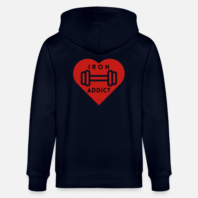 Gym Eisen Addict - Stanley/Stella Unisex Bio-Kapuzenjacke CULTIVATOR  - Navy