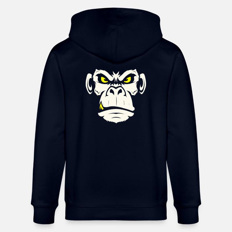 monkey2 01 - Stanley/Stella Unisex Bio-Kapuzenjacke CULTIVATOR  - Navy