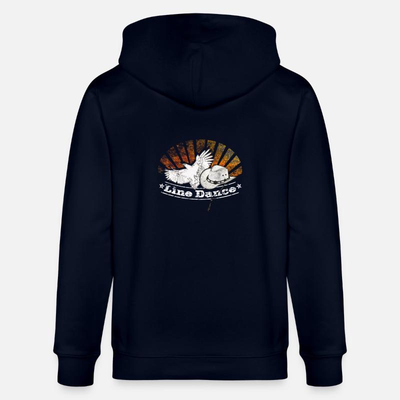 Danse de ligne - Veste à capuche bio CULTIVATOR Stanley/Stella Unisexe - marine