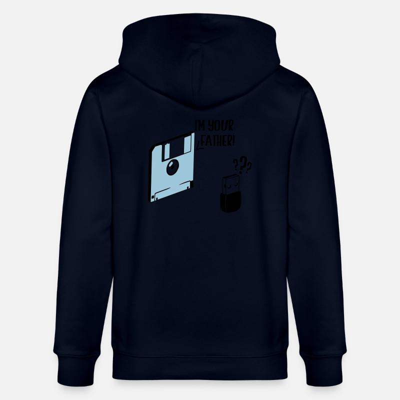 Ich bin dein Vater - Stanley/Stella Unisex Bio-Kapuzenjacke CULTIVATOR - Navy