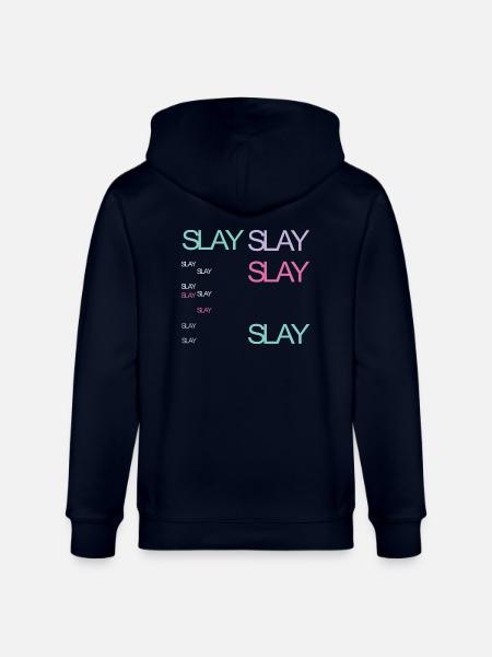 Slay - Stanley/Stella CULTIVATOR Unisex Organic Hooded Jacket - navy
